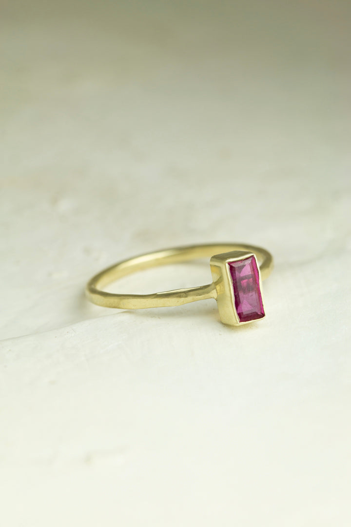 Gem-Bag Ring Robijn