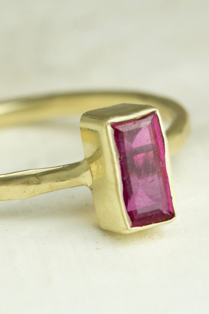 Gem-Bag Ring Robijn