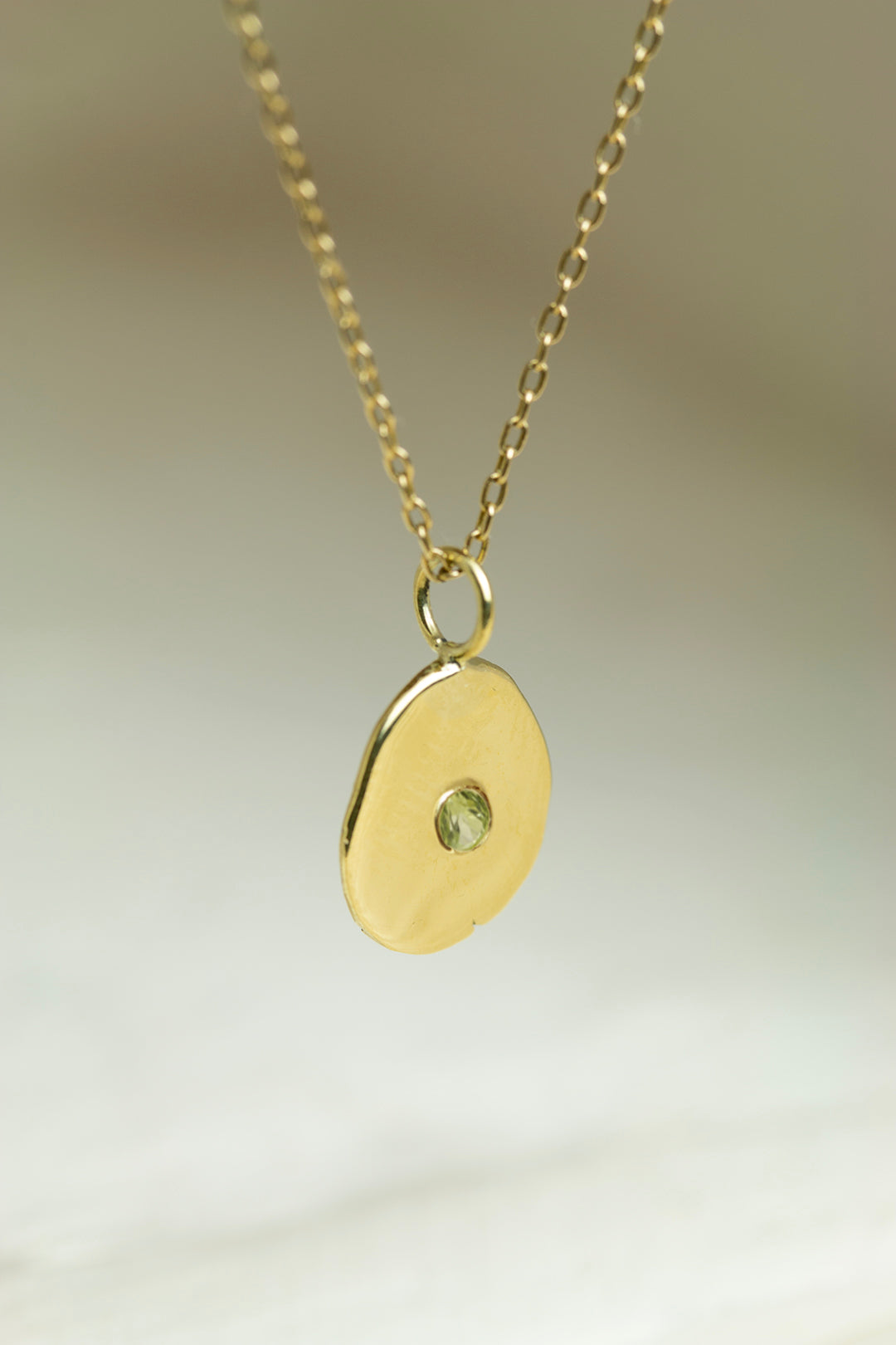 Pebble Birthstone Necklace