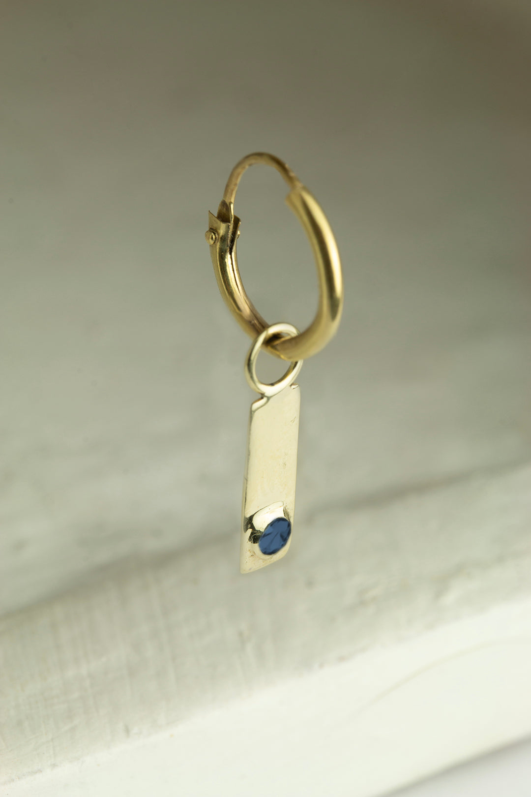 Wave Birthstone Earring