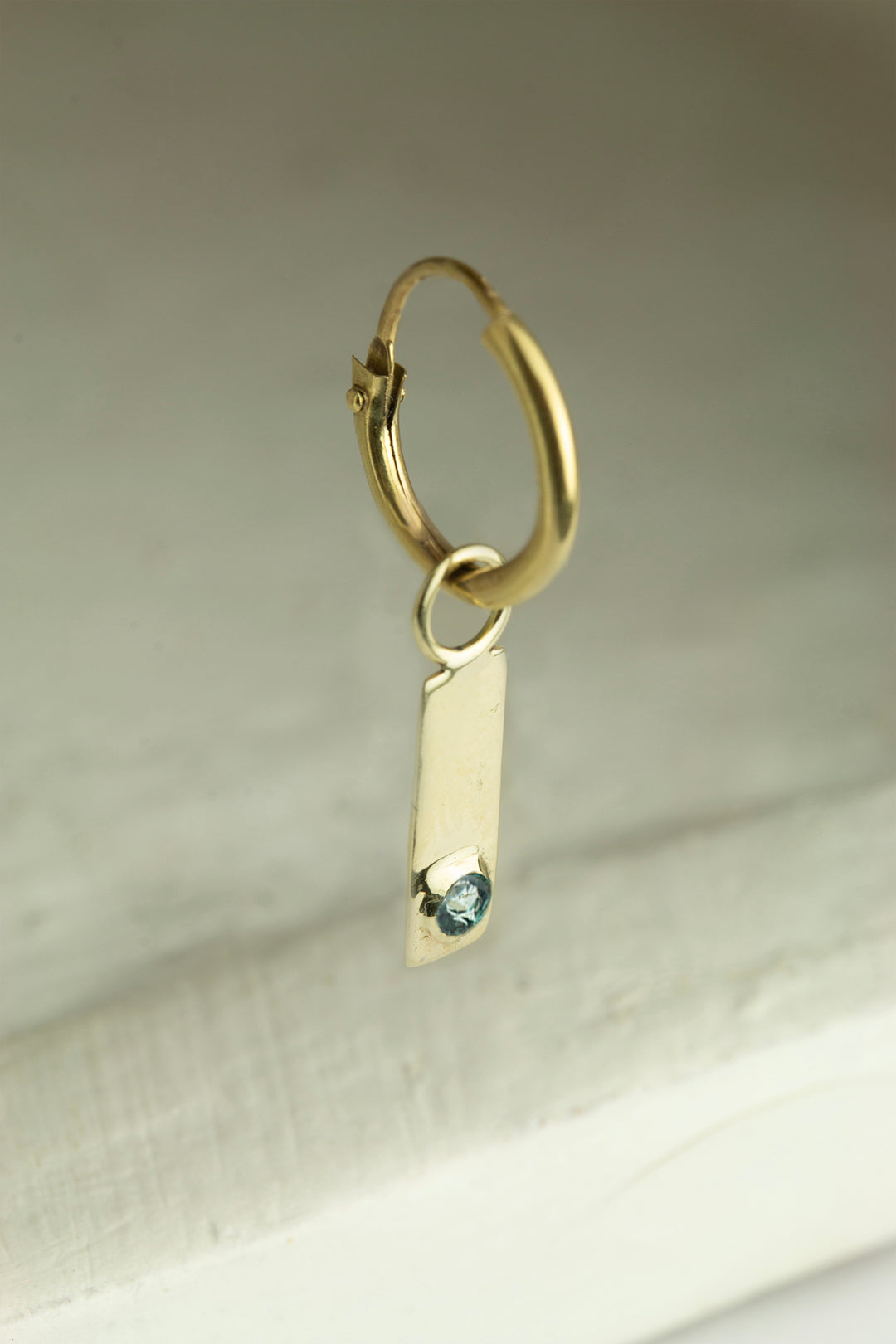 Wave Birthstone Earring