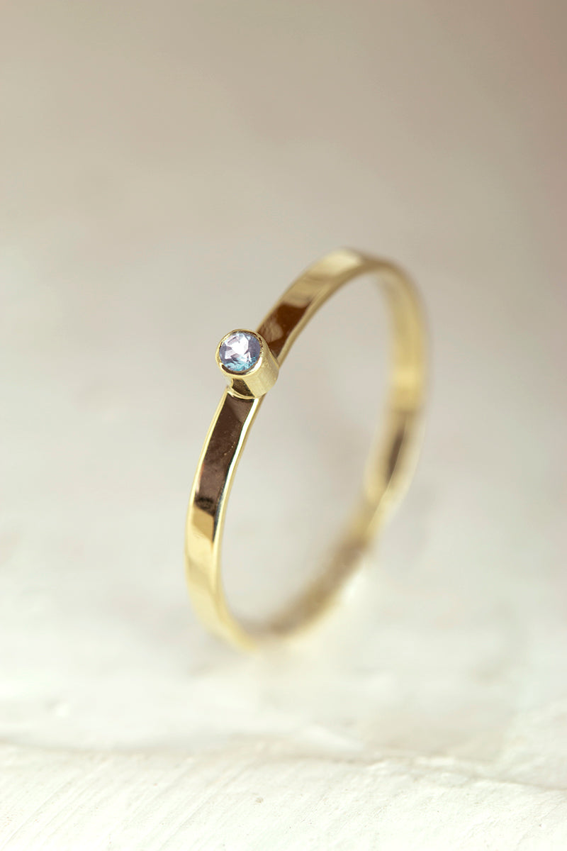 Salt Birthstone Ring