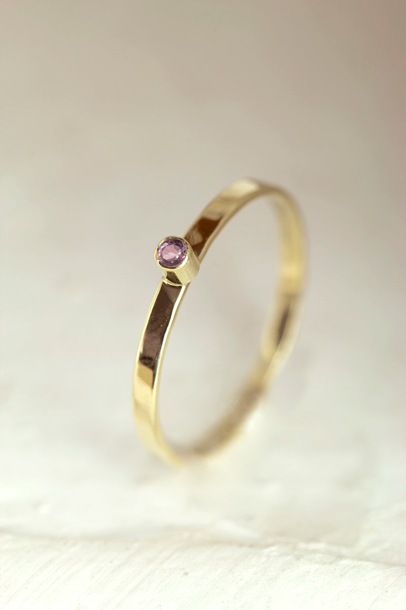 Salt Birthstone Ring