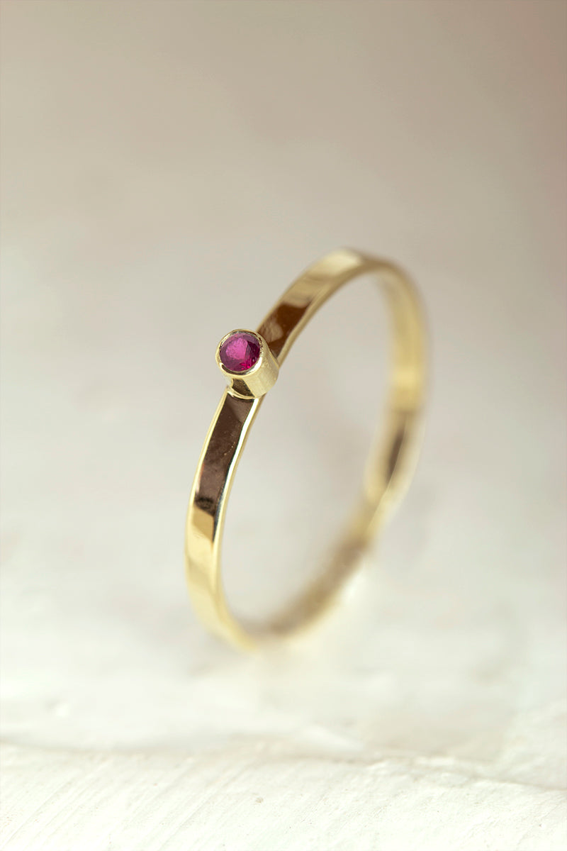 Salt Birthstone Ring