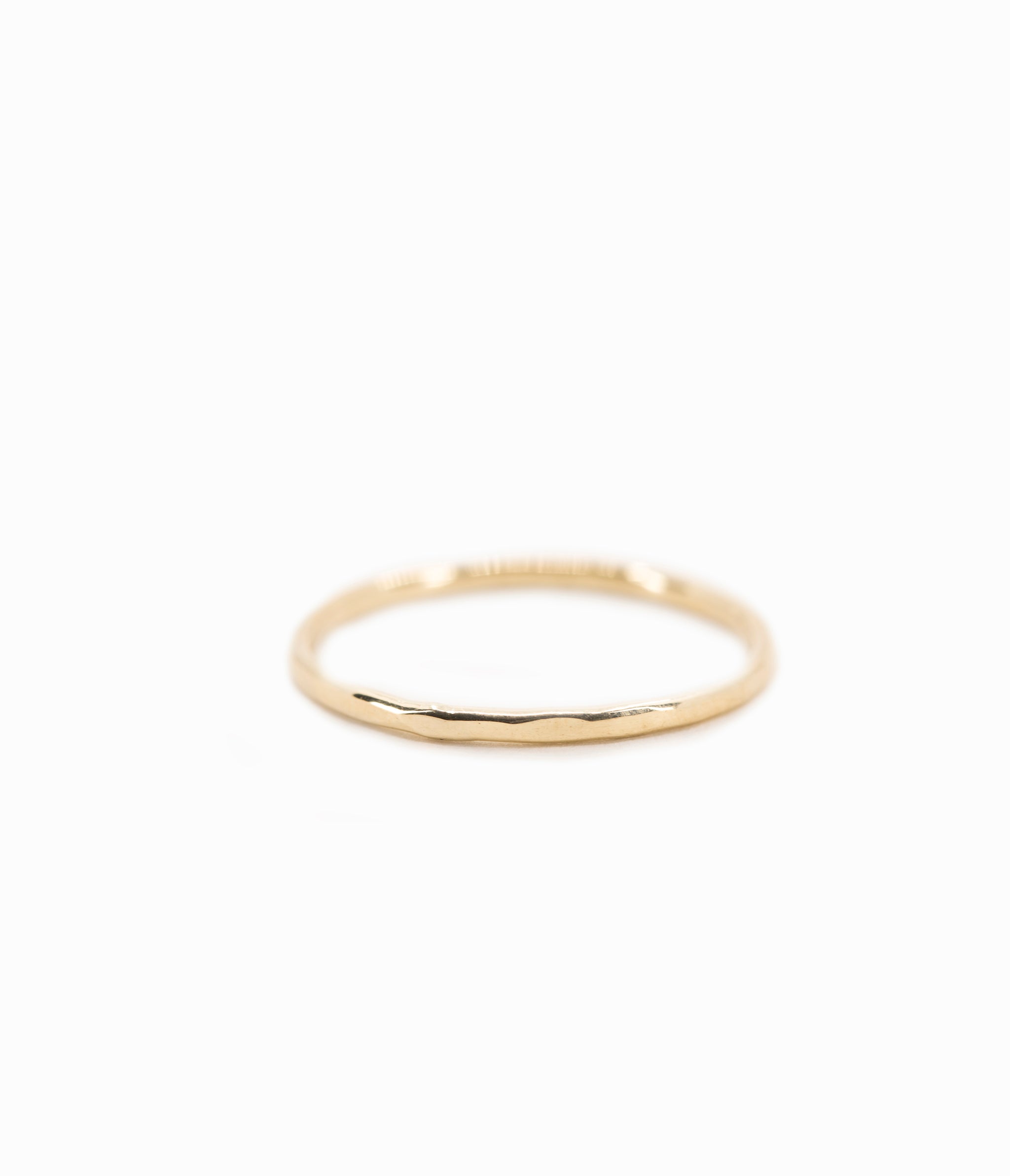 HAMMERED STACKING RING