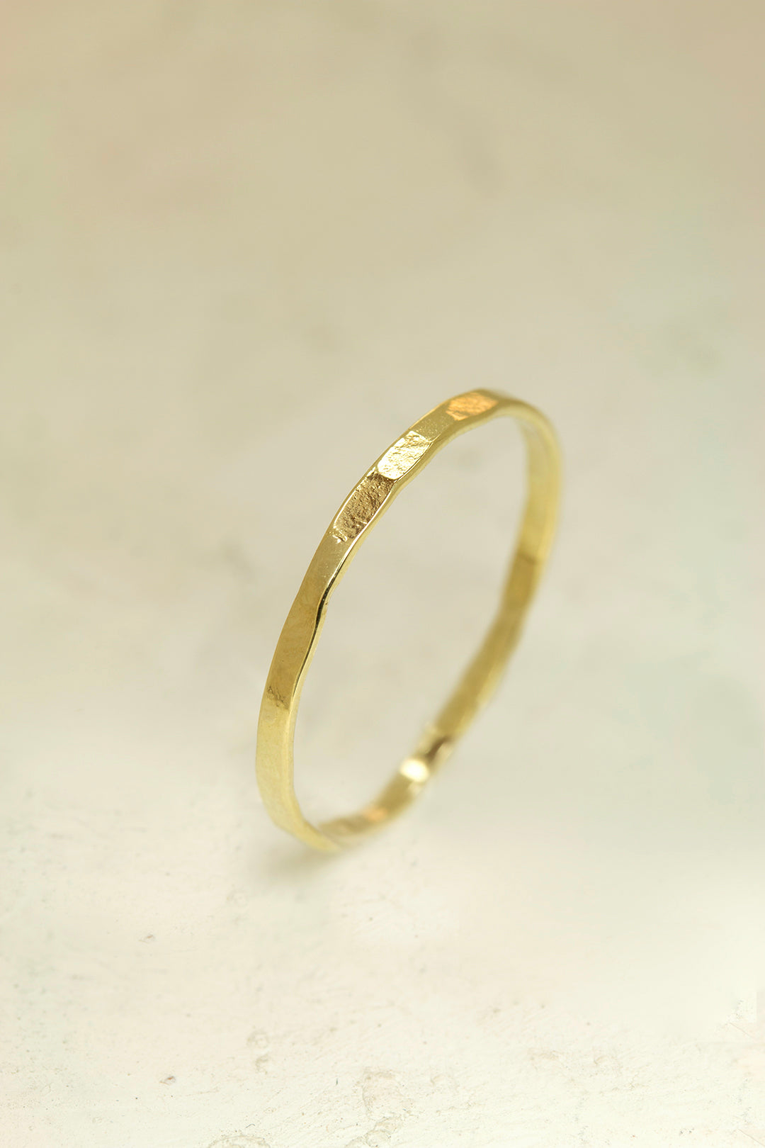 Hammered Stacking Ring