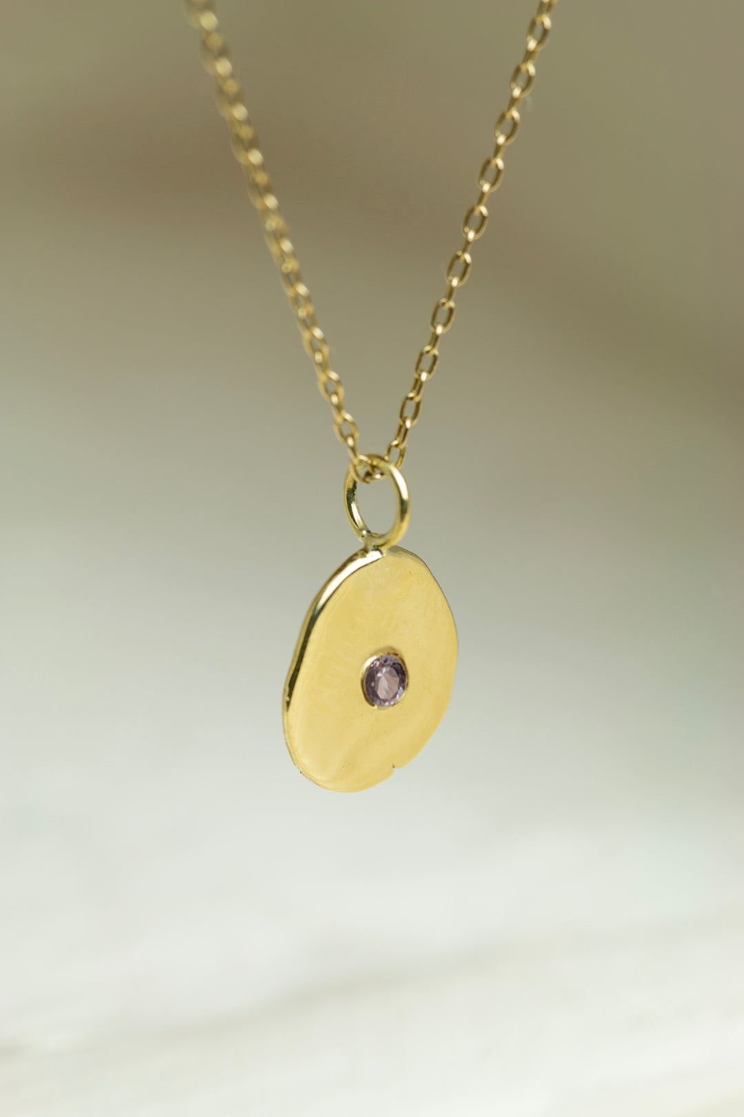 Pebble Birthstone Necklace