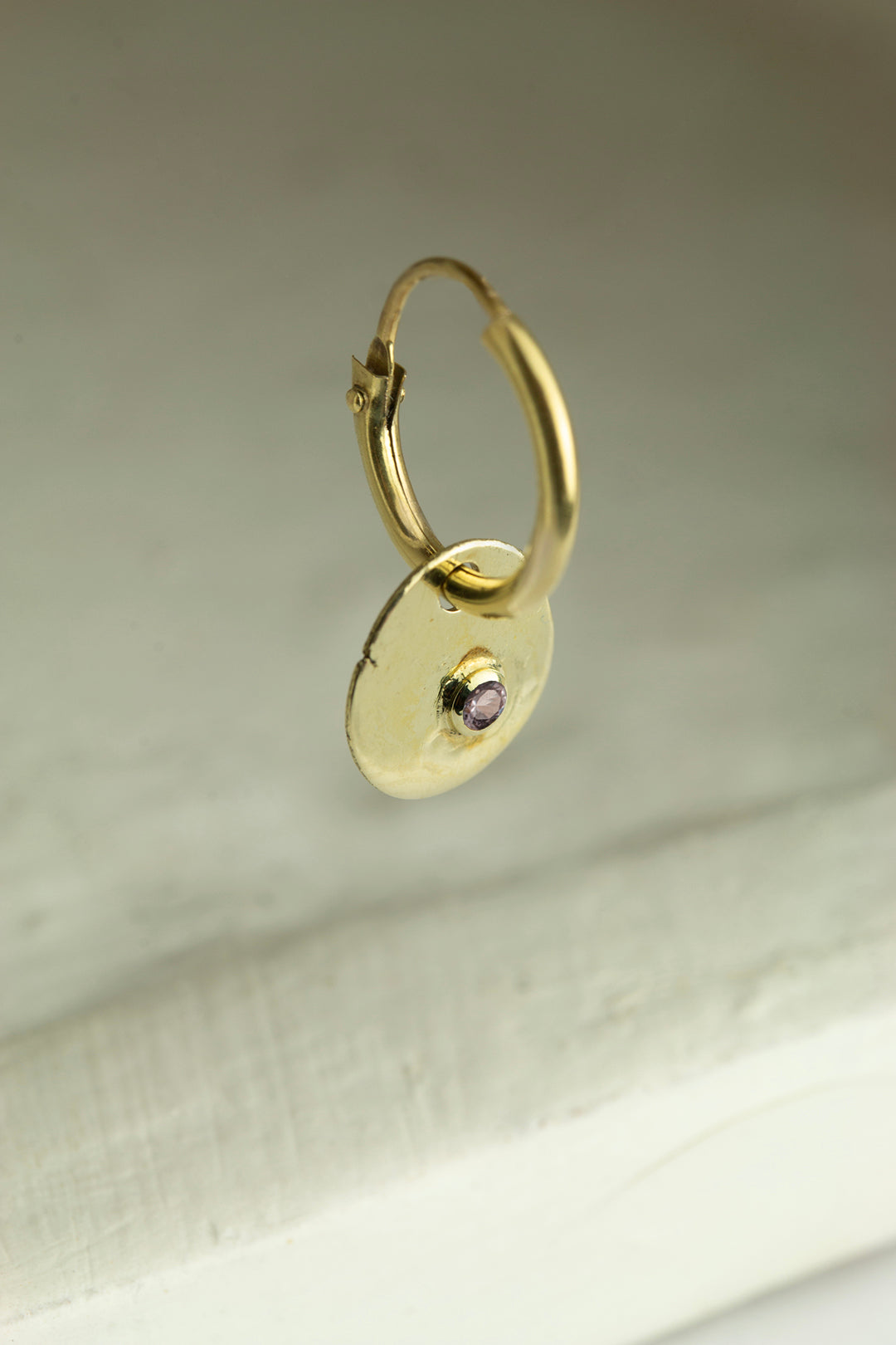 Pebble Birthstone Earring