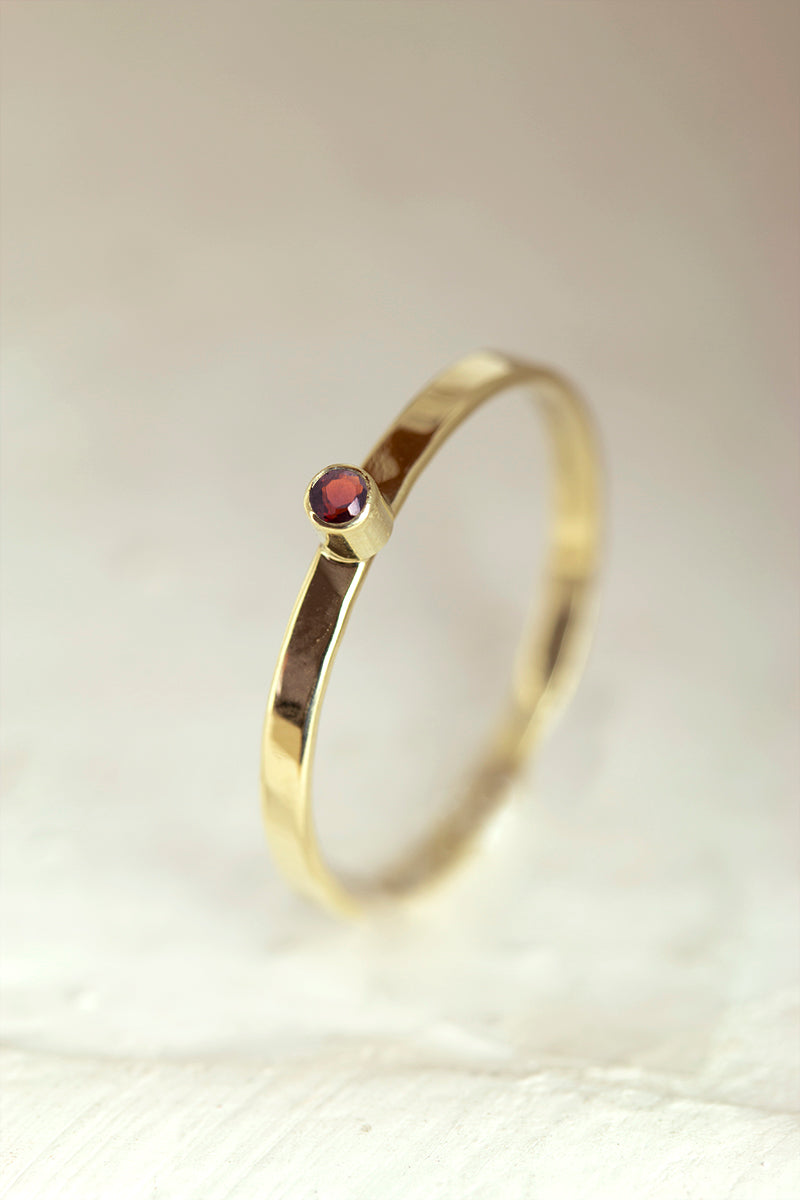Salt Birthstone Ring