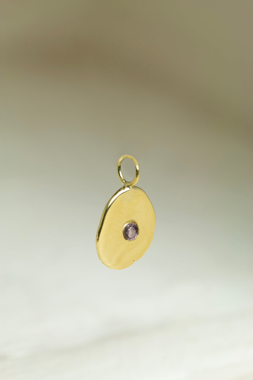 HANGER PEBBLE MET GEBOORTESTEEN - JUNI - ALEXANDRIET