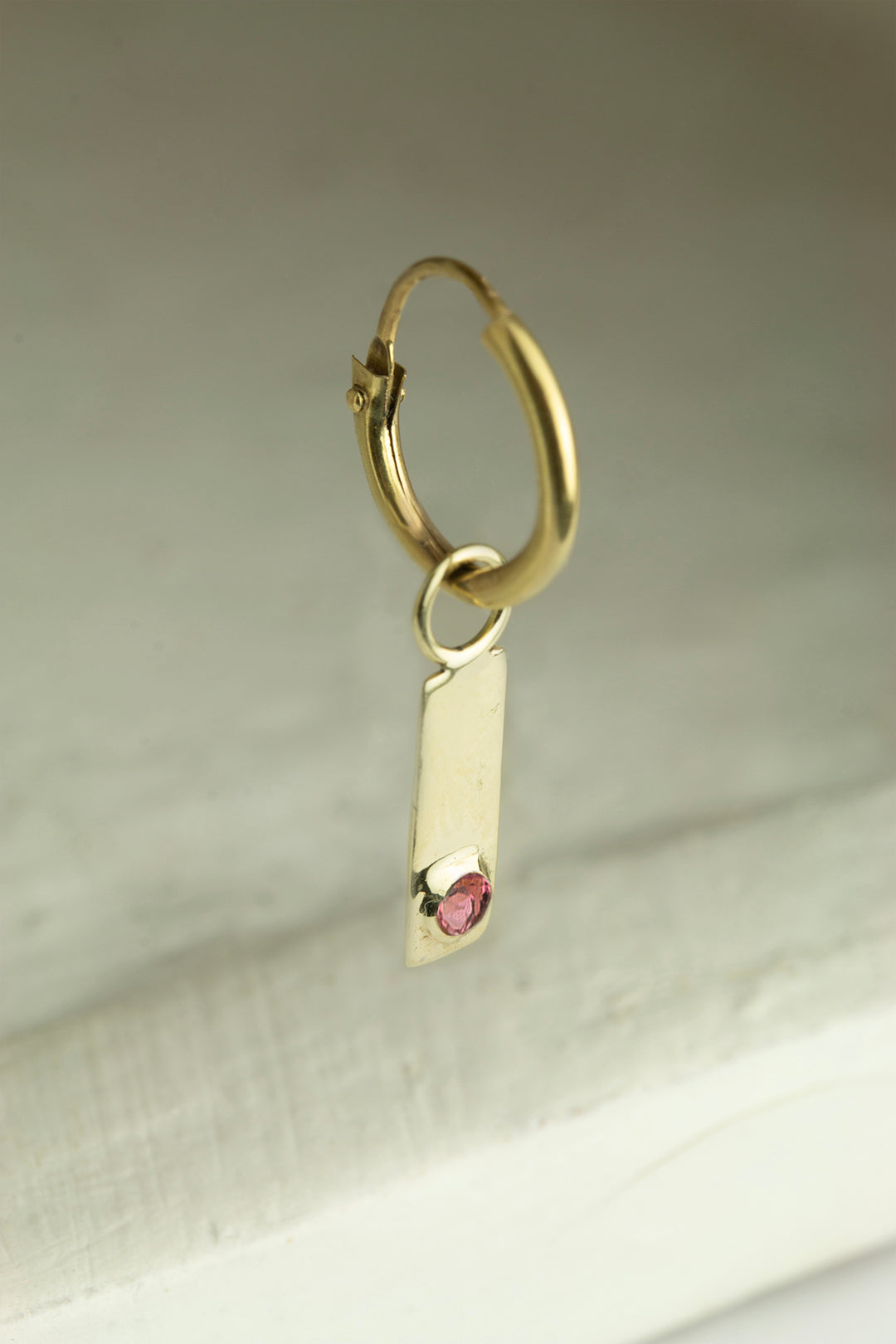 Oorbel Sparkle met Geboortesteen - Oktober - Toermalijn